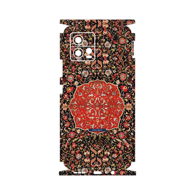 برچسب پوششی ماهوت مدل Persian_Carpet_Red-FullSkin مناسب برای گوشی موبایل موتورولا Moto G72