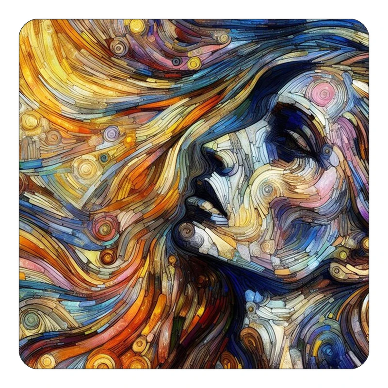 مگنت کاکتی طرح نقاشی رنگ روغن مدل mp73510