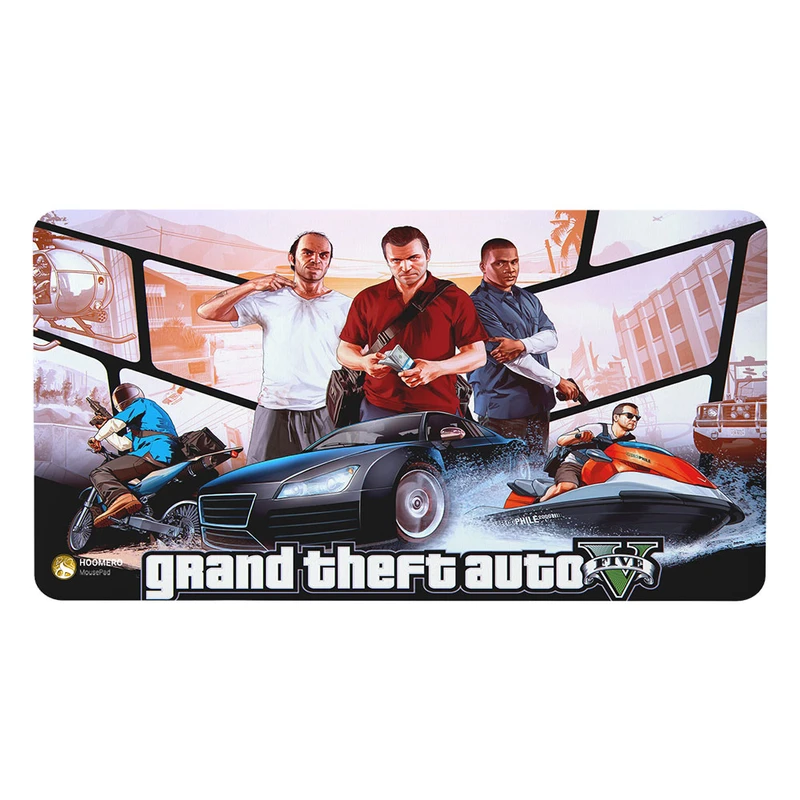 ماوس پد مخصوص بازی هومرو مدل MX392 طرح بازی جی تی ای GTA V