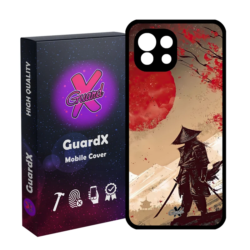 کاور گارد ایکس طرح سامورایی مدل Glass10606 مناسب برای گوشی موبایل شیائومی  MI 11 Lite