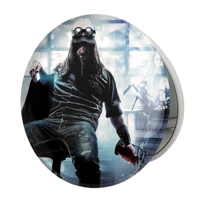 آینه جیبی خندالو طرح تی بون از واچ داگز مدل تاشو کد 30912