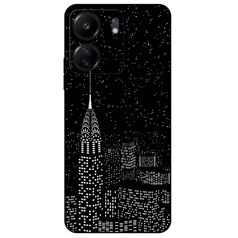 کاور مگافون طرح نیویورک مدل 7768 مناسب برای گوشی موبایل شیائومی Poco C65       