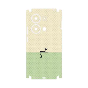MAHOOT Minimal Internet Cat Icon-FullSkin Cover Sticker for Xiaomi Redmi Note 13 Pro 4G