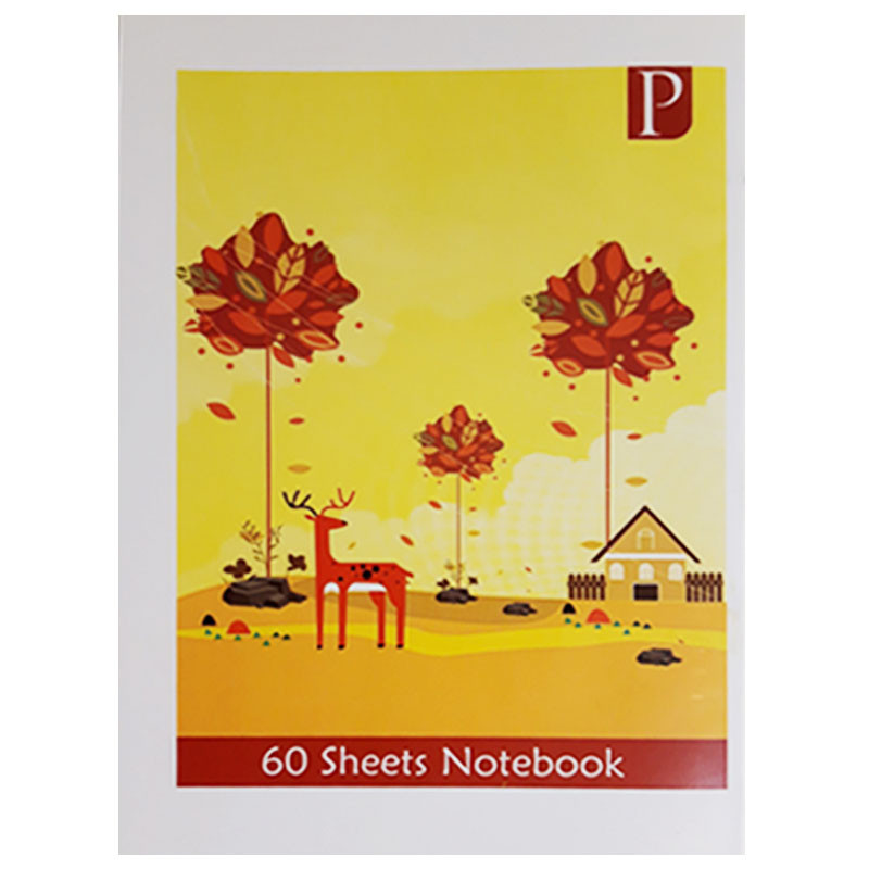 دفتر مشق 60برگ مدل مزرعه و آهو