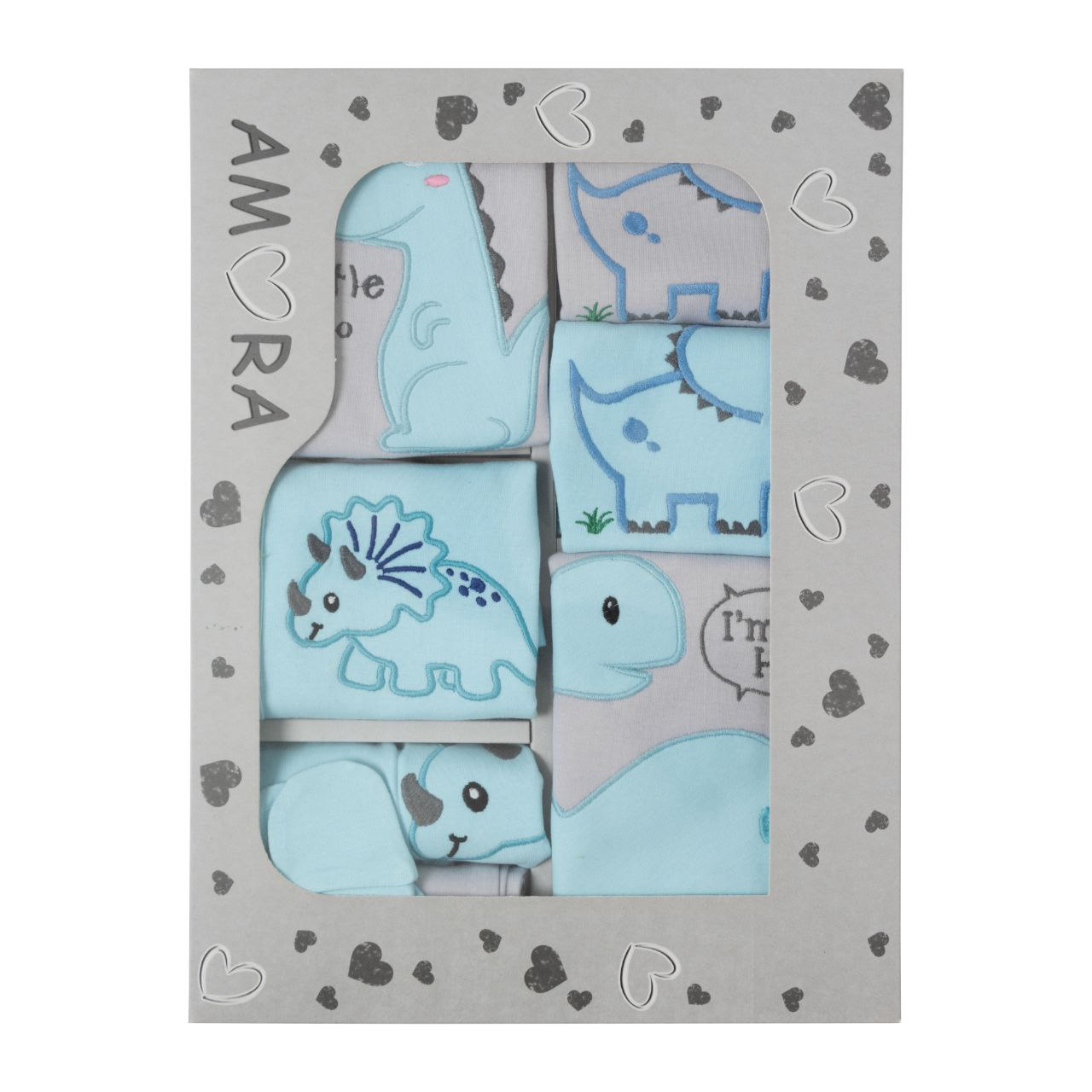 ست 19 تکه لباس نوزادی آمورا مدل Little Dino