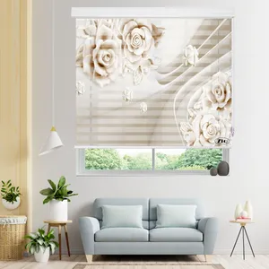 پرده زبرا زیو مدل 3D-1051 سایز 100x200 سانتی متر