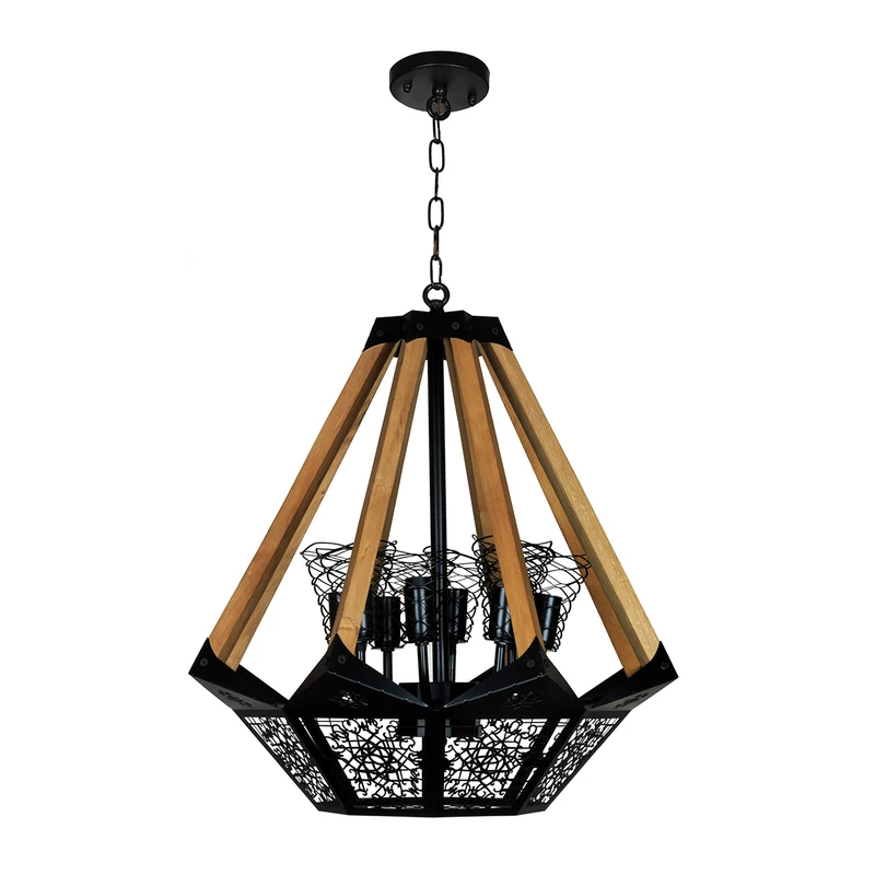 لوستر هشت شعله چشمه نور کد 2230/8BK