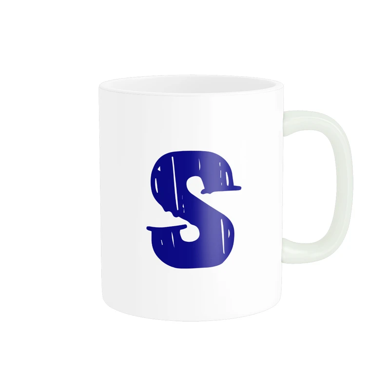 ماگ پادآفرین مدل حرف اول اسم S کد p8453