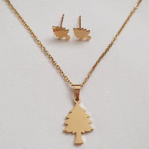 نیم ست زنانه مدل درخت کاج 3275