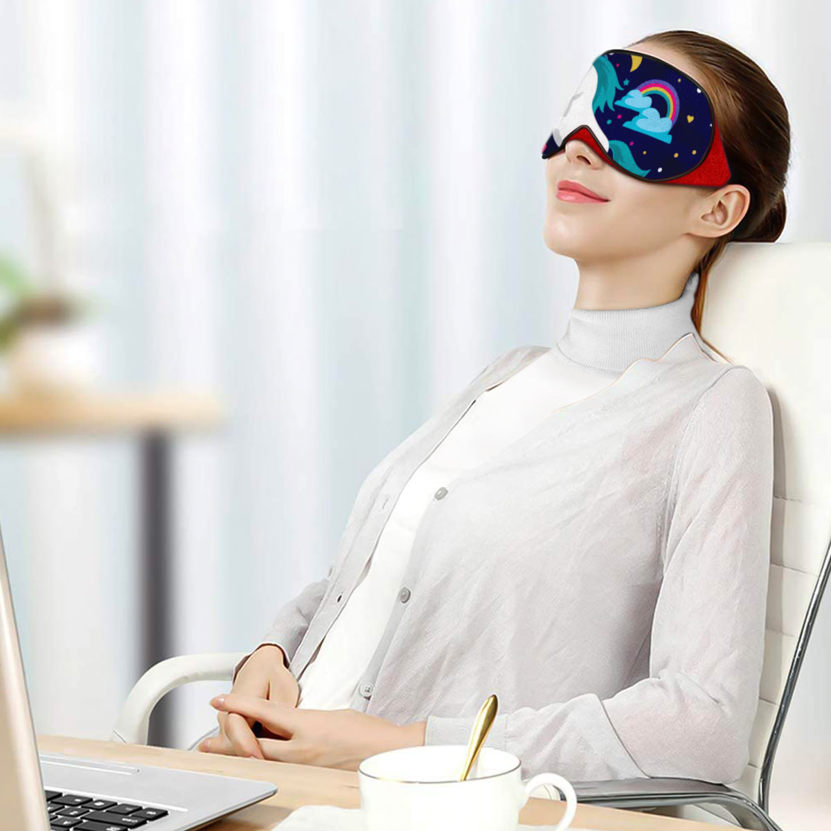 چشم بند خواب مدل تک شاخ 37