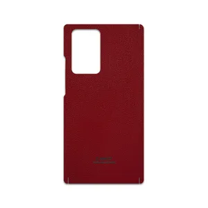 MAHOOT Red-Leather Cover Sticker for Samsung Galaxy Note20 Ultra