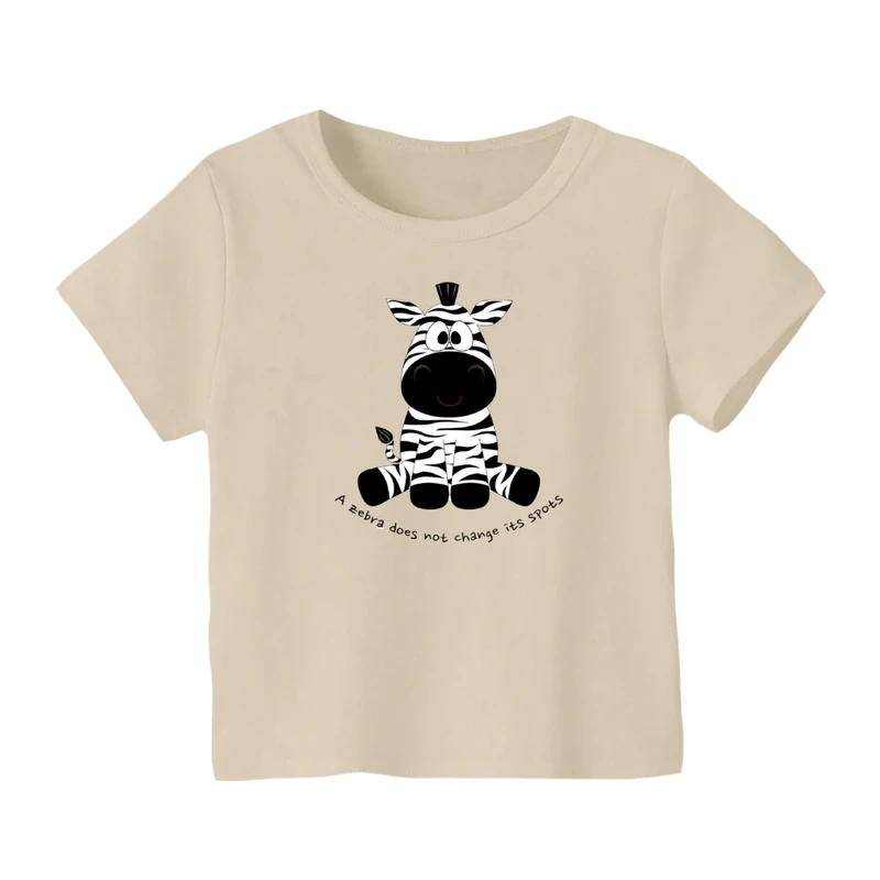 تی شرت آستین کوتاه بچگانه مدل گورخر کد ۱۴