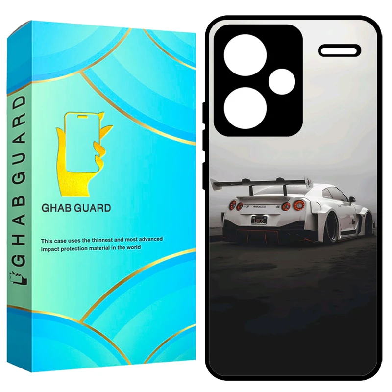 کاور قاب گارد طرح ماشین مدل GCHPN13PL مناسب برای گوشی موبایل شیائومی Redmi Note 13 Pro Plus