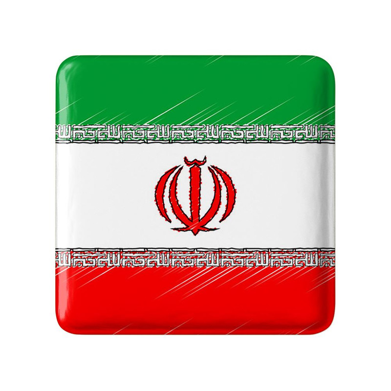 مگنت خندالو مدل پرچم ایران کد 23956