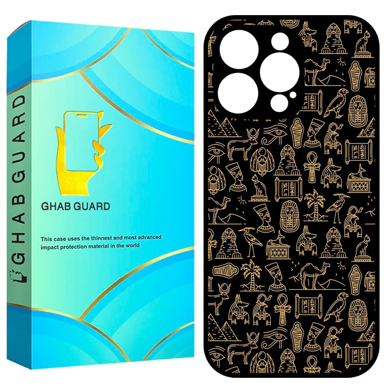 کاور قاب گارد طرح مصر مدل GCHP16P مناسب برای گوشی موبایل اپل iPhone 16 Pro