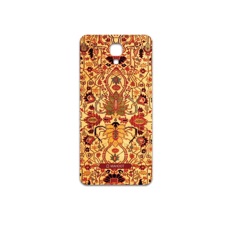 برچسب پوششی ماهوت مدل Persian-Carpet-Yellow مناسب برای گوشی موبایل ال جی X screen