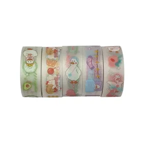 چسب نواری مدل واشی اردک اکلیلی کد 01 عرض 1.5 سانتی متری مجموعه 5 عددی