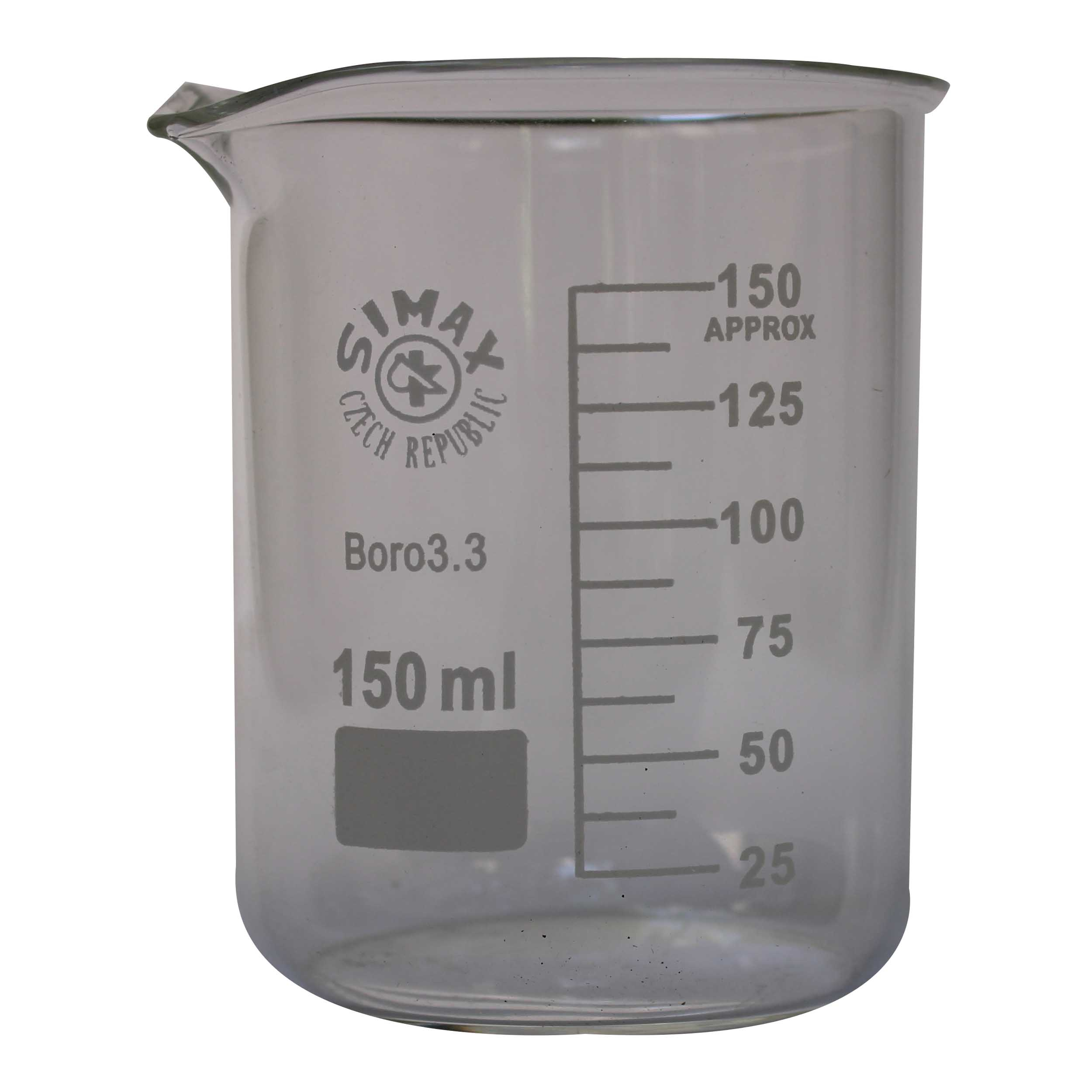 بشر آزمایشگاهی زیماکس مدل BEAKERS ظرفیت 150 میلی لیتر