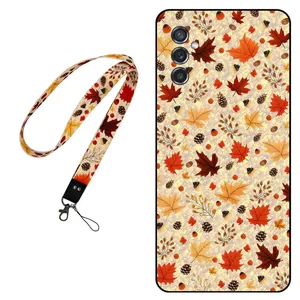 Megafone Fall 0017 Cover For Samsung Galaxy M52 Mobile Neckband