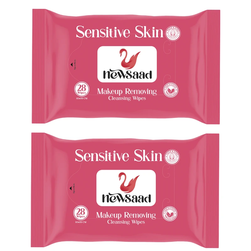 دستمال مرطوب نیوساد مدل Sensitive-W2 دو بسته 28 عددی دستمال مرطوب نیوساد مدل Sensitive-W2 دو بسته 28 عددی