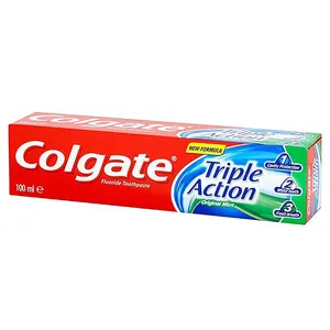 خمیردندان کلگیت مدل triple action 123 حجم 100 میلی لیتر