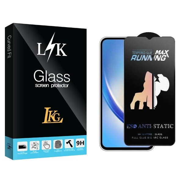 محافظ صفحه نمایش ال کا جی مدل LKKnewpkg Running Max مناسب برای گوشی موبایل سامسونگ Galaxy A34