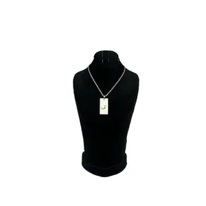 گردنبند نقره دخترانه مدل مستطیل طرح حرف ی
