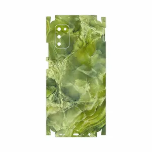 MAHOOT Green Crystal Marble-FullSkin Cover Sticker for Samsung Galaxy A02S