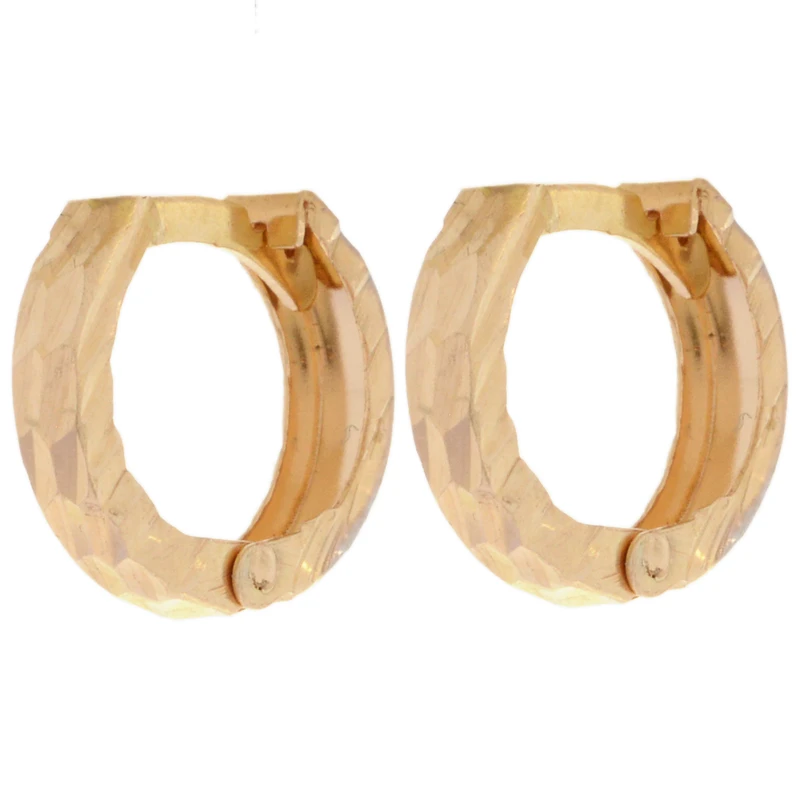 گوشواره کلیپسی طلا 18 عیار زنانه طلای مستجابی مدل تراش T1976 کد 53147