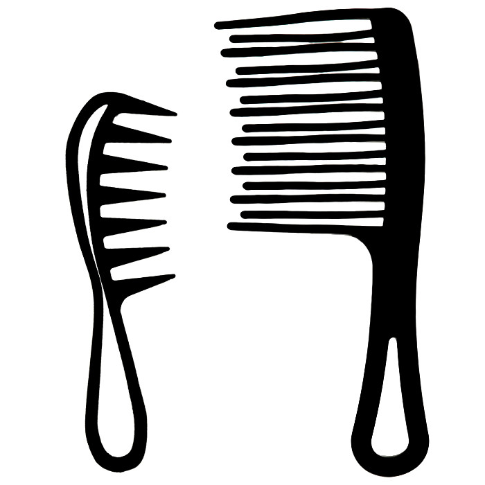 شانه مو کد G52D بسته 2 عددی