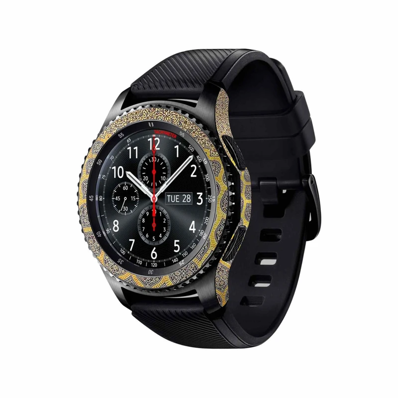 برچسب ماهوت طرح Iran-Tile2 مناسب برای ساعت هوشمند سامسونگ Galaxy Gear S3 Frontier