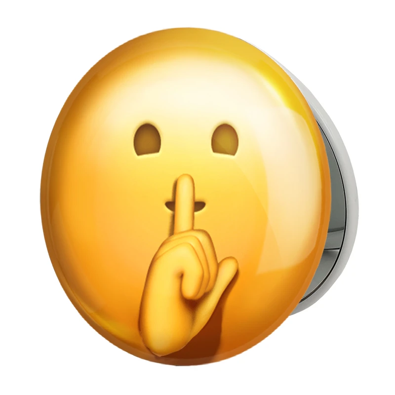 آینه جیبی خندالو طرح ایموجی مدل تاشو کد 24666 