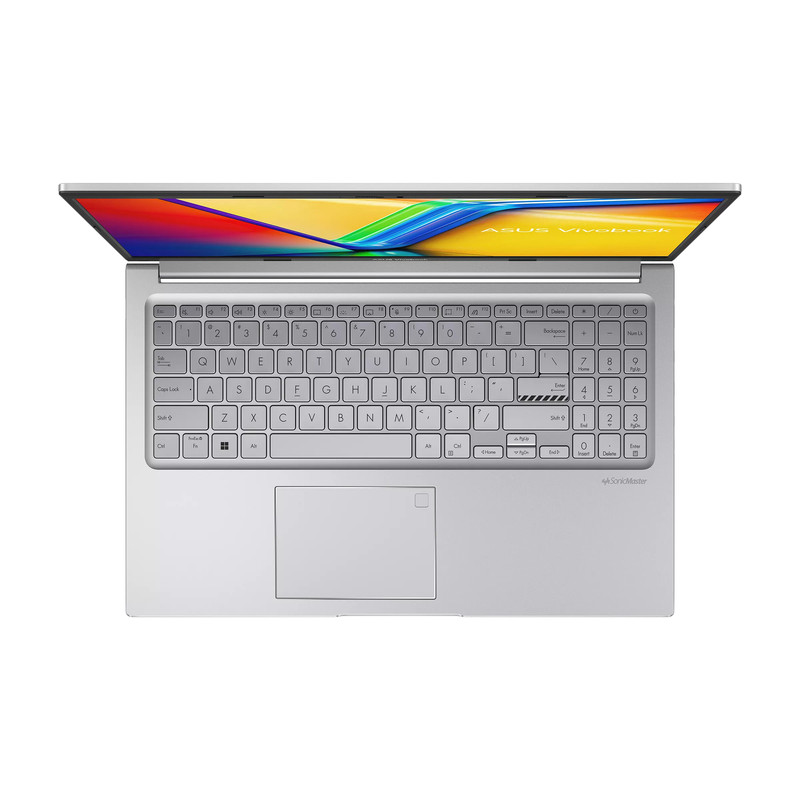 عکس لپ تاپ 15.6 اینچی ایسوس مدل Vivobook 15 F1504VA-Core 5 120U-16GB DDR4 3200MHz-512GB SSD-IPS-Backlit-Fingerprint — زاویه و جزئیات 8