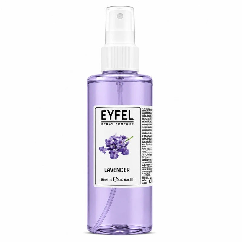 اسپری خوشبو کننده و تصفیه کننده هوا ایفل مدل LAVENDER رایحه لوندر حجم 150 میلی لیتر