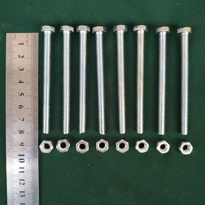 پیچ و مهره مدل PM 6x80 مجموعه 16 عددی