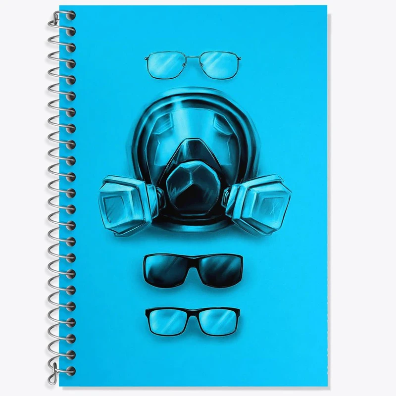 دفتر زبان 50 برگ خندالو مدل سه خط طرح سریال بریکینگ بد Breaking Bad کد 13284