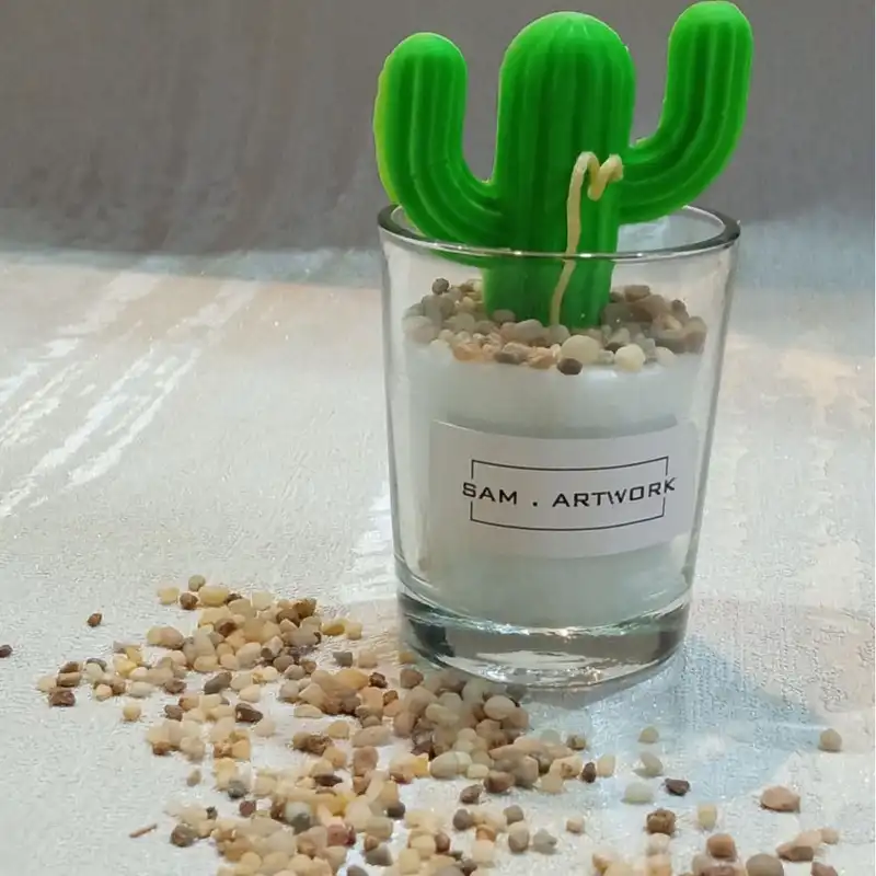 قالب شمع مدل کاکتوس یک طرفه