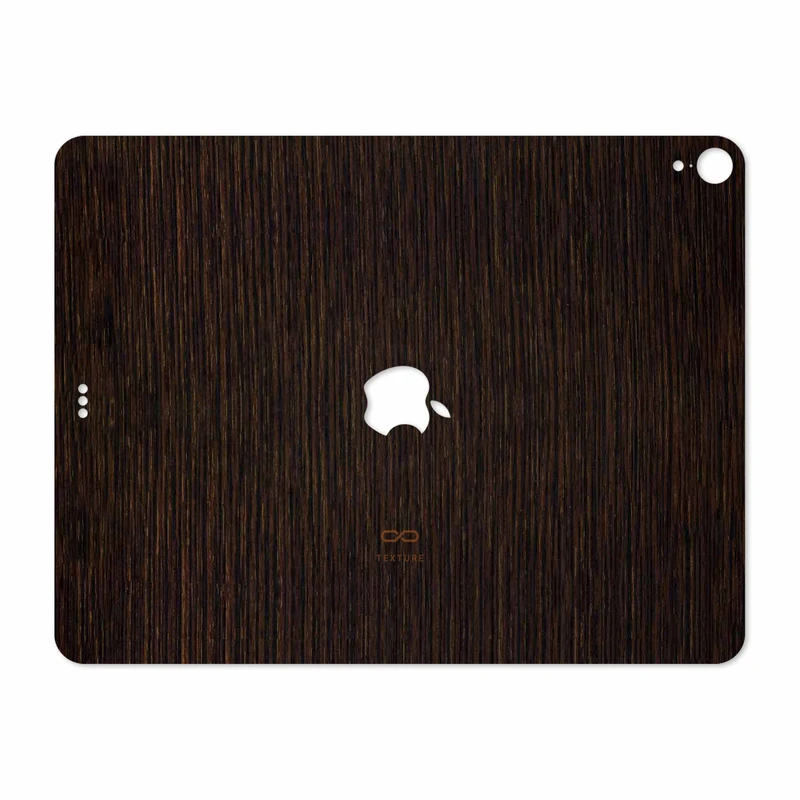 برچسب پوششی ماهوت مدل Dark-Gold-Stripes-Wood مناسب برای تبلت اپل iPad Pro 12.9 (GEN 3) 2018 A1983