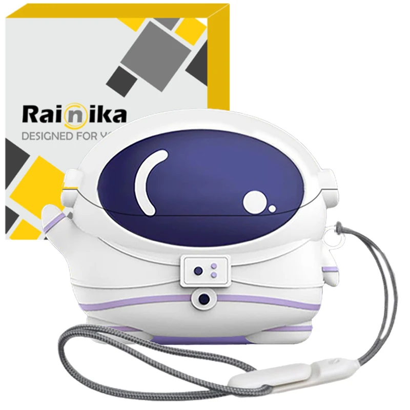 کاور رینیکا مدل Galaxy 3Pro Astronaut مناسب برای کیس هدفون سامسونگ Galaxy Buds 3 / Buds 3 Pro (2024) / Buds 3 Fe (2025)