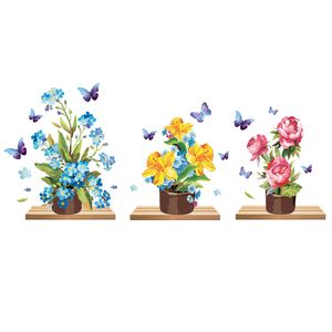 نقد و بررسی استیکر دیواری صالسو آرت طرح flower shelf hk توسط خریداران