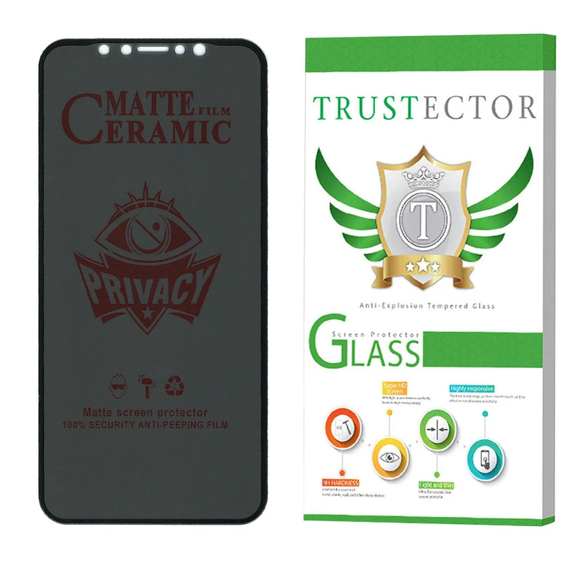 محافظ صفحه نمایش سرامیکی حریم شخصی تراستکتور مدل PRCTA مناسب برای گوشی موبایل اپل iPhone 11