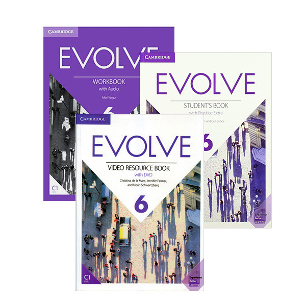 کتاب Evolve 6 و Video Resource Book Evolve 6 اثر Leslie Anne Hendra و Mark Ibboston و Kathryn O'Dell انتشارات دانشگاه کمبریج 3 جلدی