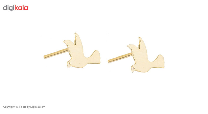 گوشواره طلا 18 عیار زنانه ماهک مدل ME0658 - 4