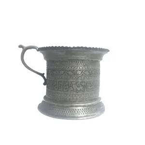 تاس مسی قدیمی قلمزنی