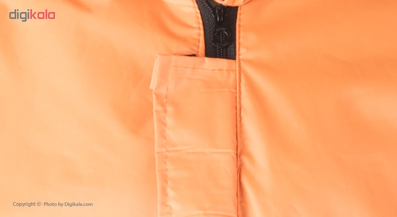 لباس کار بادگیر ضد آب سبلان پارچه شمعی پشت لاستیک داخل نمدی نارنجی