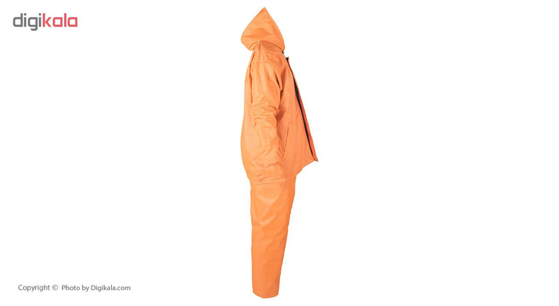 لباس کار بادگیر ضد آب سبلان پارچه شمعی پشت لاستیک داخل نمدی نارنجی