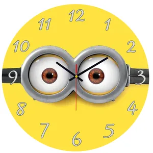 ساعت دیواری کودک مدل مینیون ها کد W30007