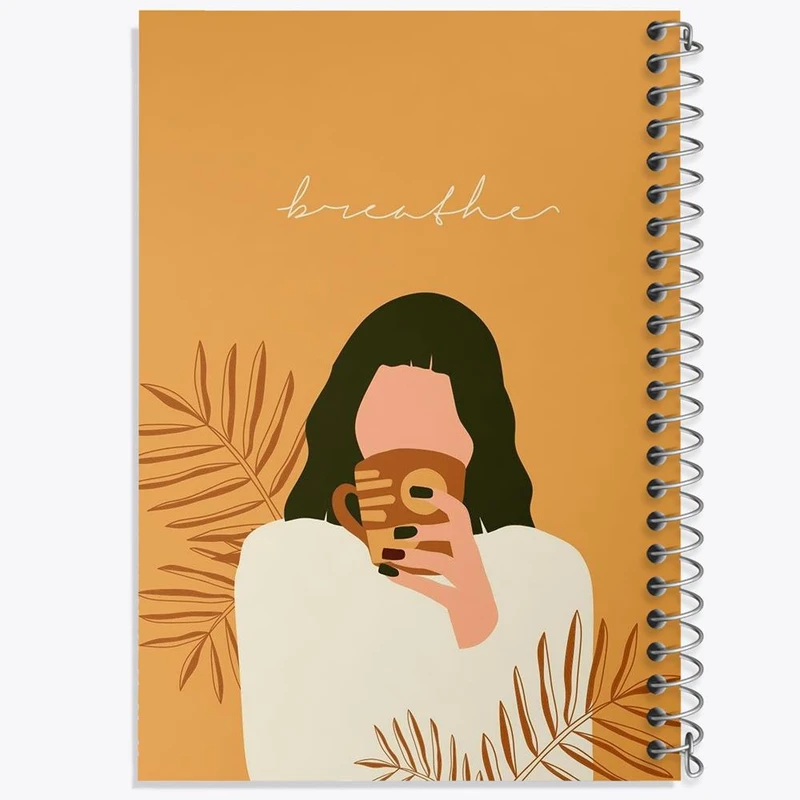 دفتر نت موسیقی 50 برگ خندالو مدل مینیمال دخترانه کد 28704