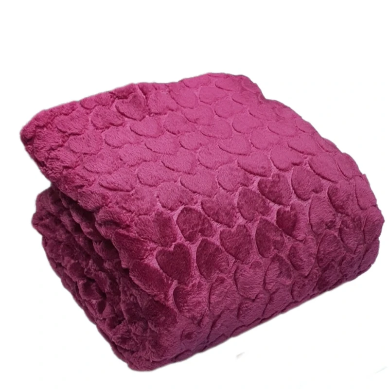 پتو مسافرتی 2 نفره تیسا مدل قلبی  سایز 220x200 سانتی‌متر