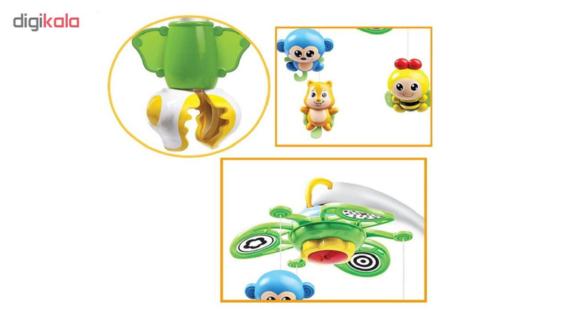 آویز تخت کودک بد بل مدل Music Box